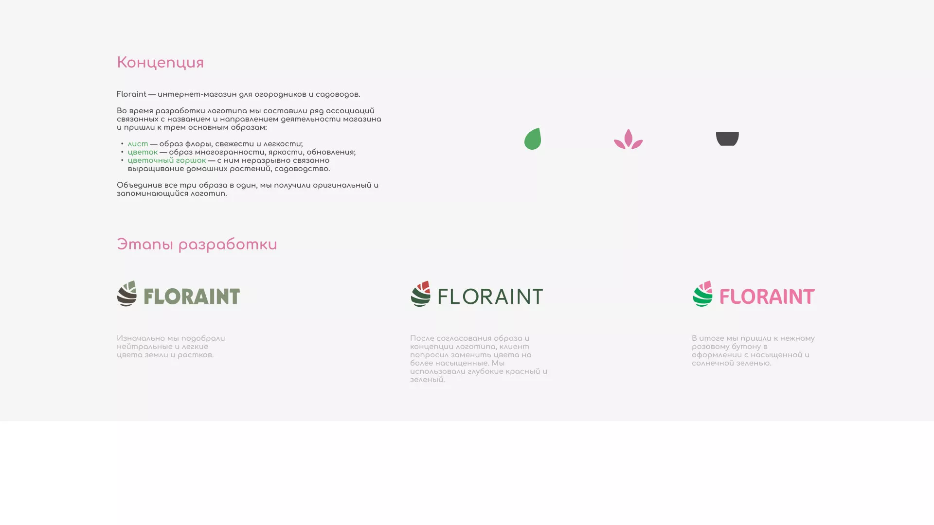 Создание логотипа и интернет-магазина «FLORAINT» в Грозном